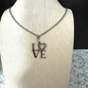 Love Heart Silver Pendant